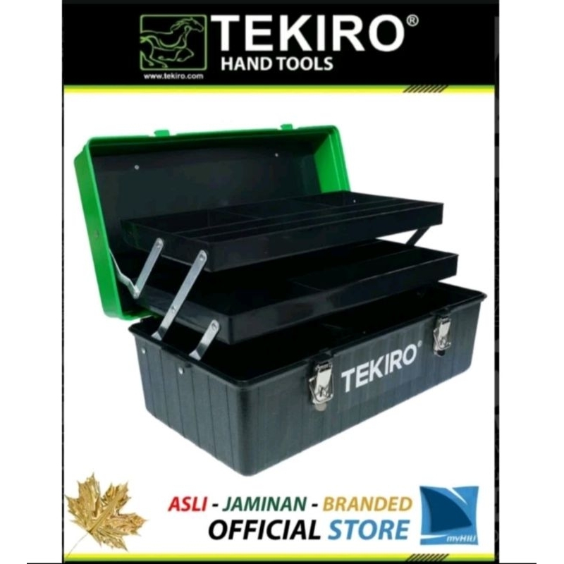 TOOLBOX TOOL BOX PLASTIK PVC TEKIRO 3 SUSUN TINGKAT KOTAK PERKAKAS 3 TINGKAT TEKIRO