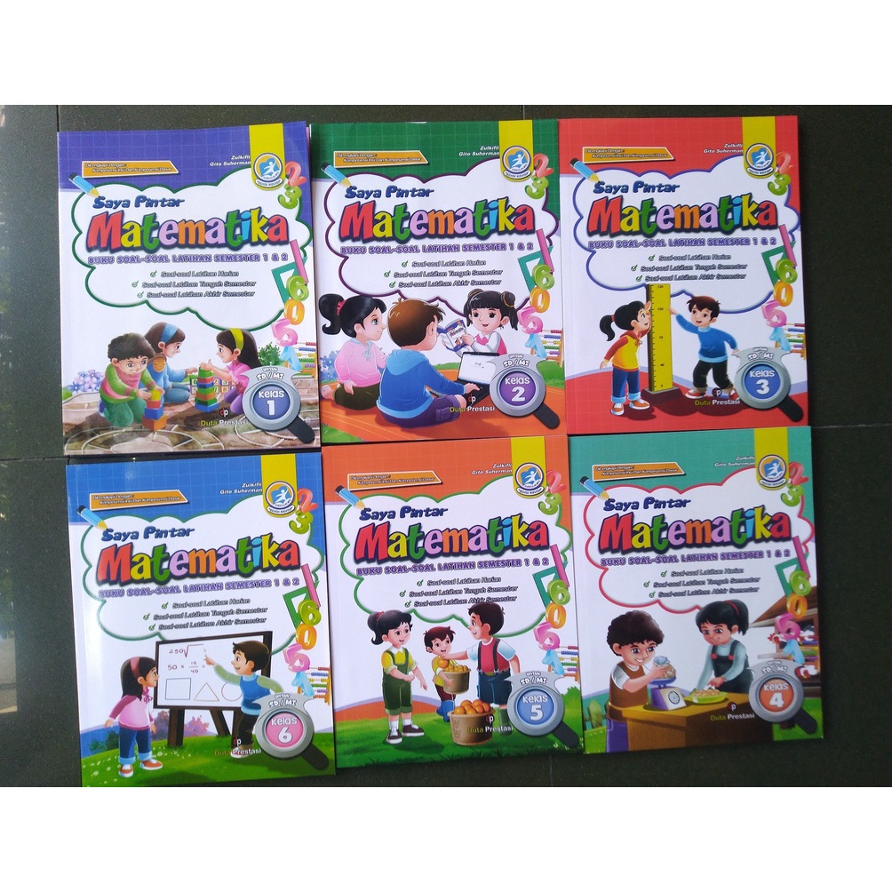 

[Miliki] Soal-soal matematika sekolah dasar Saya Pintar Matematika SD/MI Kelas. 1 - 6 NBN