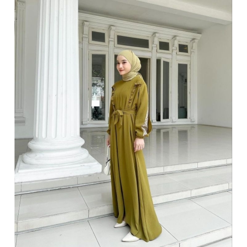 YUNIAR DRESS || MAXY DRESS CRINKLE