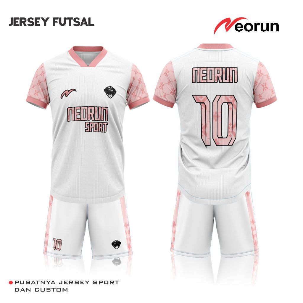 KAOS FUTSAL JERSEY FUTSAL / SEPAK BOLA FULL PRINTING BISA CUSTOM NAMA TERMURAH