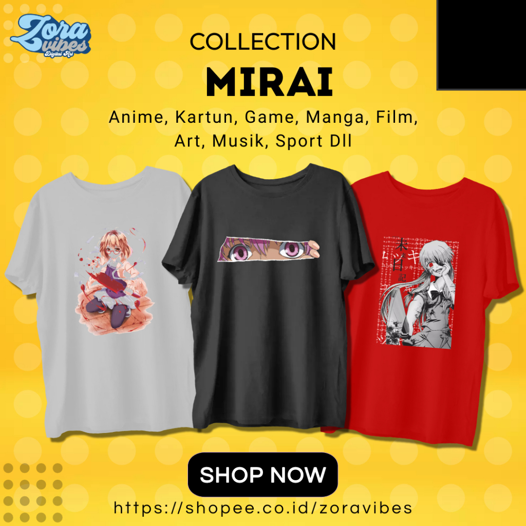 Kaos Anime Kyokai No Kanata Kuriyama Mirai