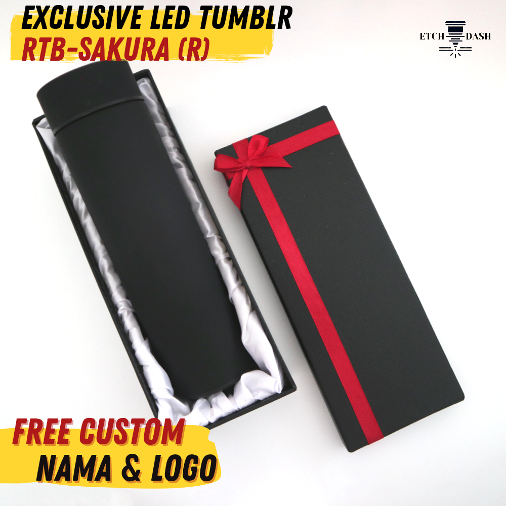 Souvenir Gift Tumbler Custom Promosi Merchandise | Tumblr Corporate Custom - Exclusive LED Tumblr RT