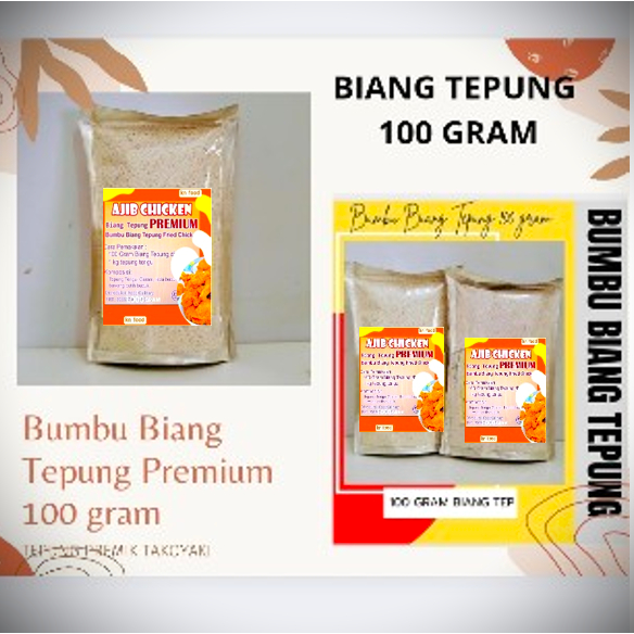 

Biang Tepung Bumbu Ayam Goreng Krispi BT Premium 1 ONS Fried Chicken - PREMIUM 1ons