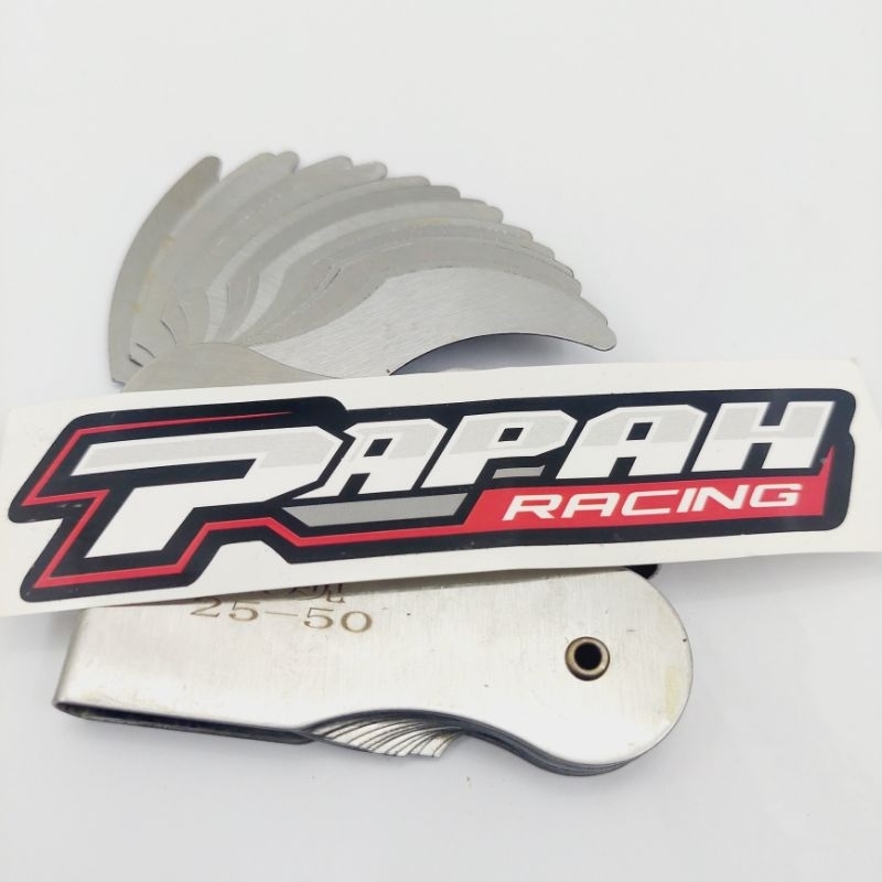 radius gauge alat porting sudut 0.25 - 50