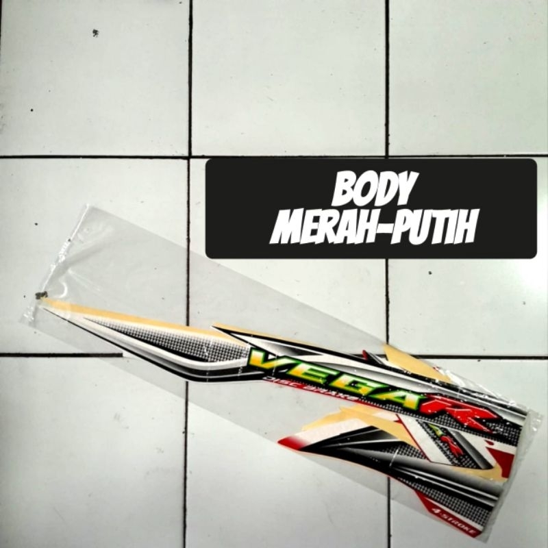 STIKER STRIPING STANDAR ORI YAMAHA VEGA R 2005 FULSET NON ABS
