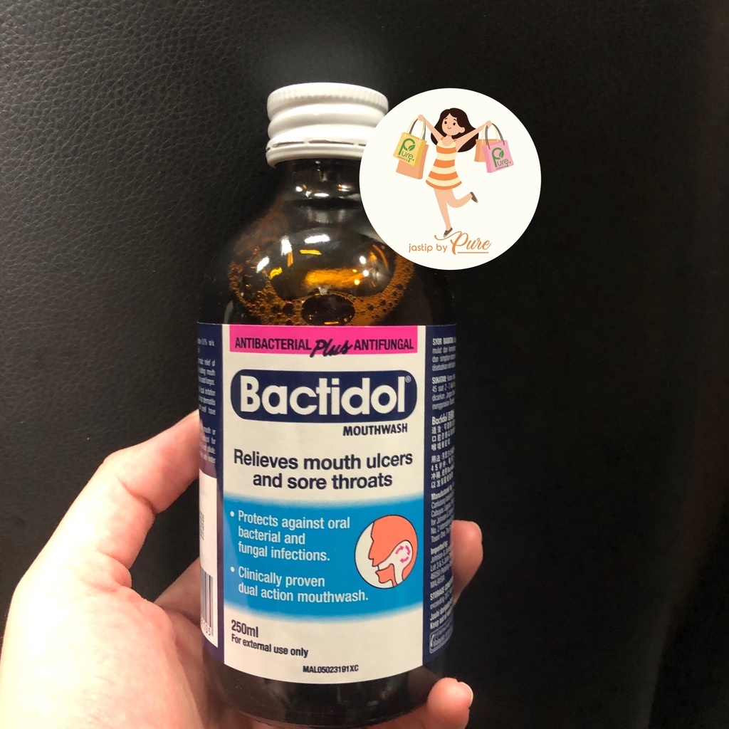 BACTIDOL Mouthwash 250ml Made In Singapore
