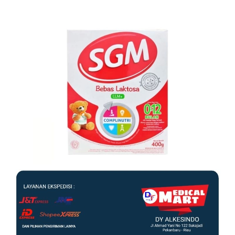 SGM LLM+  0-12 Bulan 400gr #susu bayi bebas laktosa
