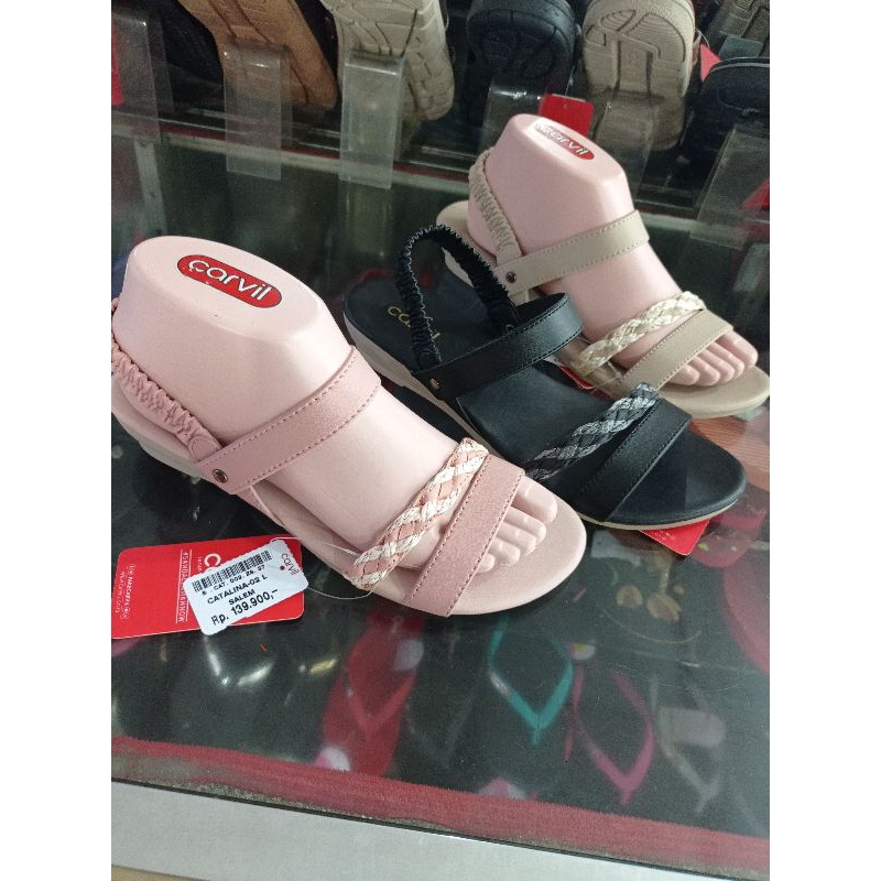 Sandal bertali wanita - Carvil