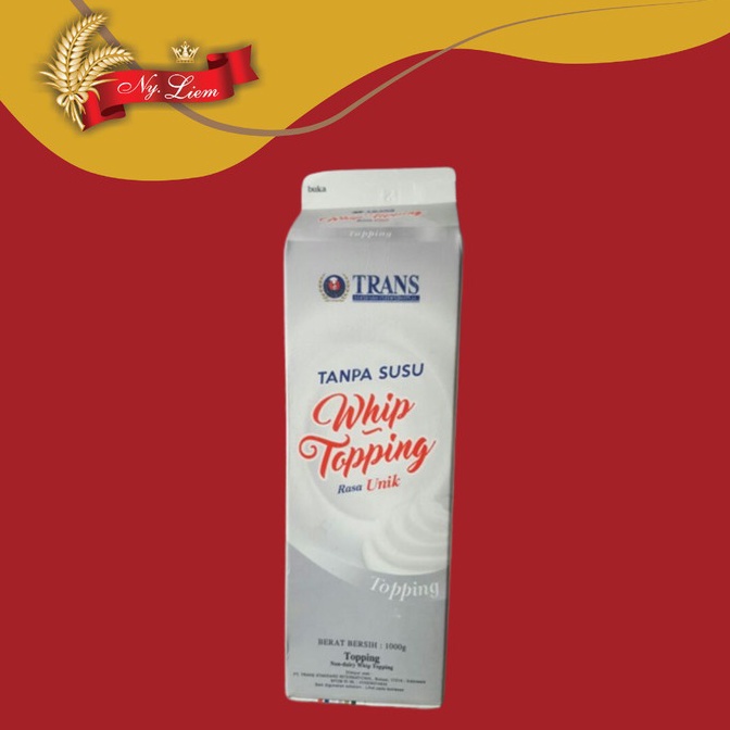 

[✳F78>] TRANS / KFI Whip Topping / Whipping Cream Nabati SILVER 1kg Banyak Dicari