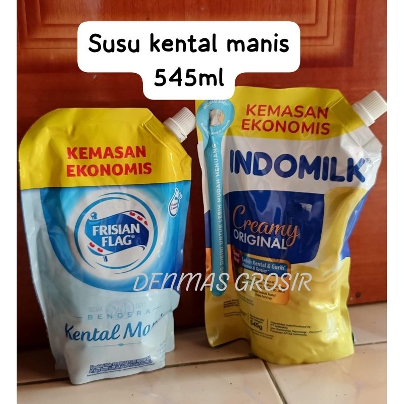 

Indomilk Pouch 545g / Frisian flag Pouch 545g /Susu Kental Manis