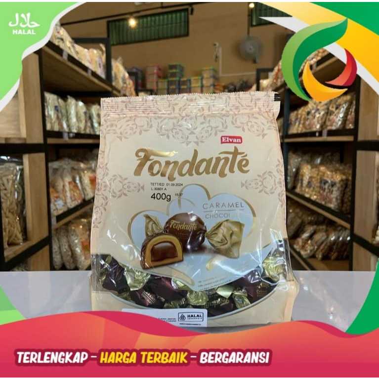 

COKLAT ELVAN FONDANTE CARAMEL CHOCOLATE 400GR