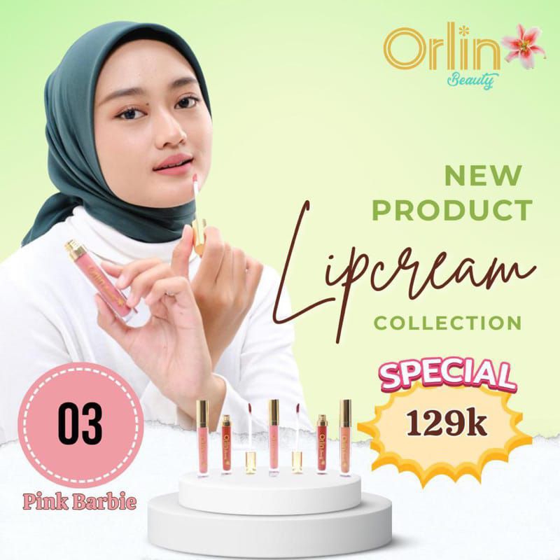 Lip Cream Orlin Beauty/Lipstik Orlin /Orlin Beauty