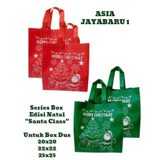 

Tas Spunbond/Bag Hampers NATAL model BOX untuk isi (Box 20x20 / Box 22x22 / Box 25x25 ) Harga PERPCS