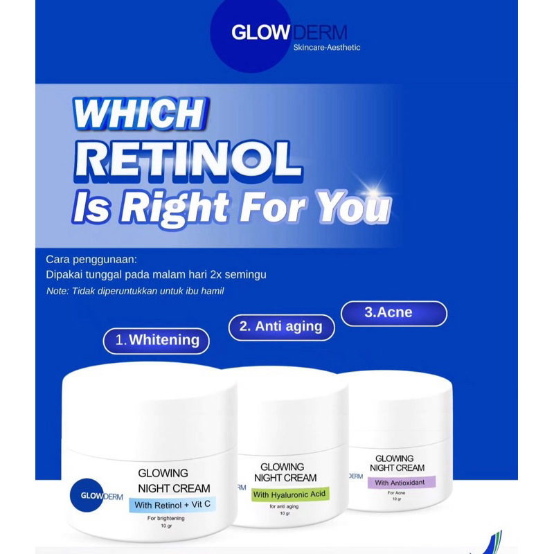 Glowderm Retinol Night Cream