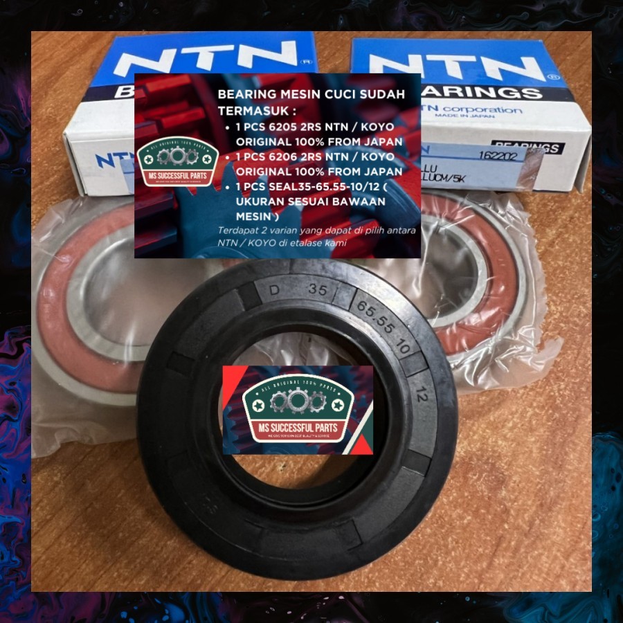 BEARING KIT MESIN CUCI SAMSUNG WF0702NCE WF8692NF XSE 7KG