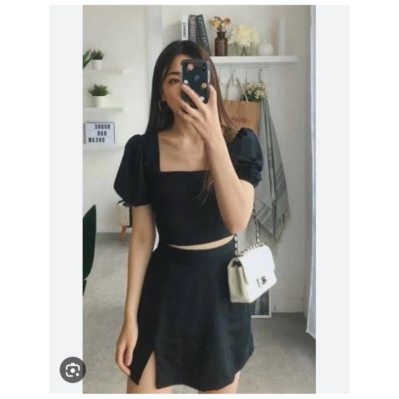 Oudre Sunmi set black M preloved