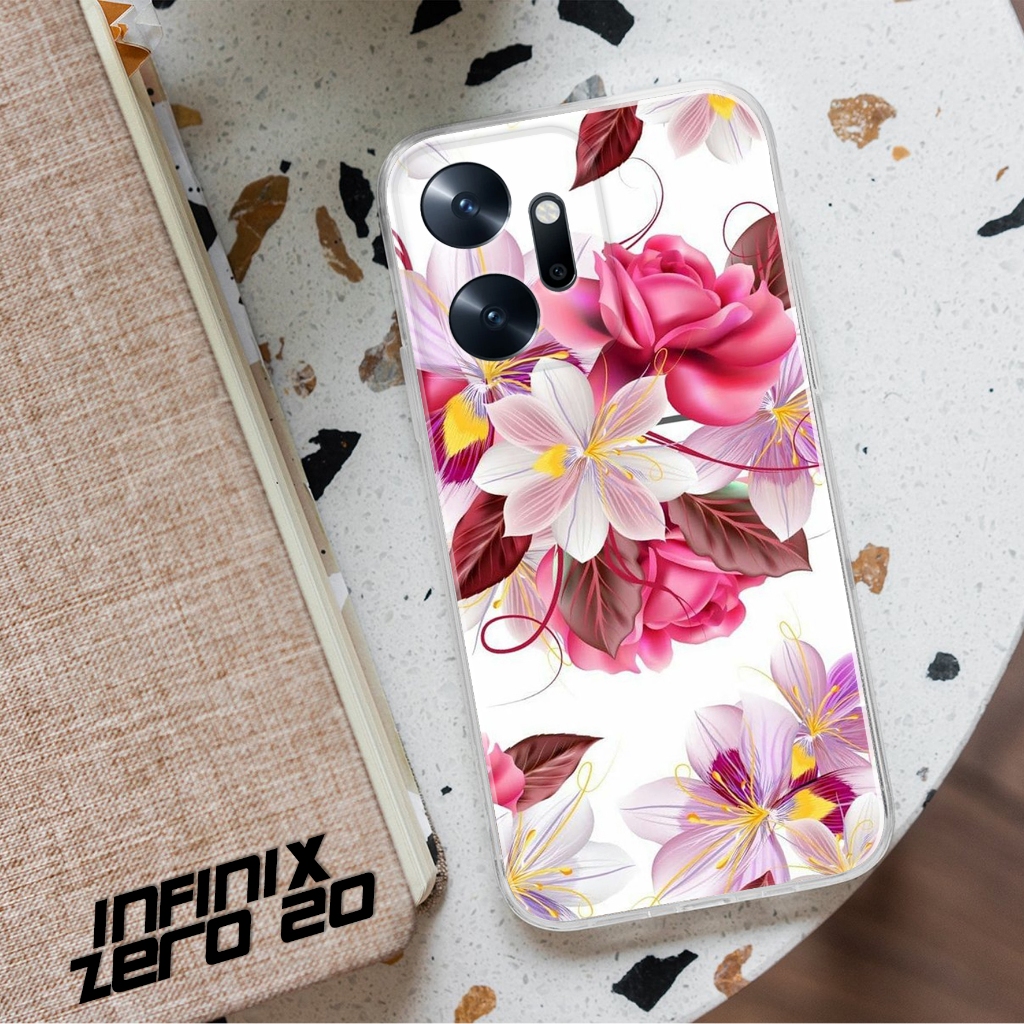 Case INFINIX ZERO 20 - Casing INFINIX ZERO 20 Terbaru 2023 MIRACLE CASE [ MOTIF 15 ] Silikon INFINIX