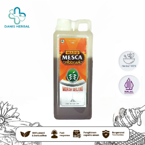 

MADU MERAH MESCA MABRUUK MADU MERAH SECANG 1KG ASLI ORIGINAL 100% ( KEMASAN TERBARU)