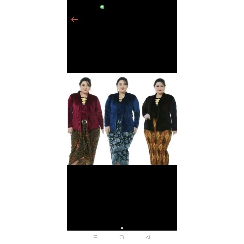 KEBAYA KUTU BARU BELUDRU JUMBO/LD 130