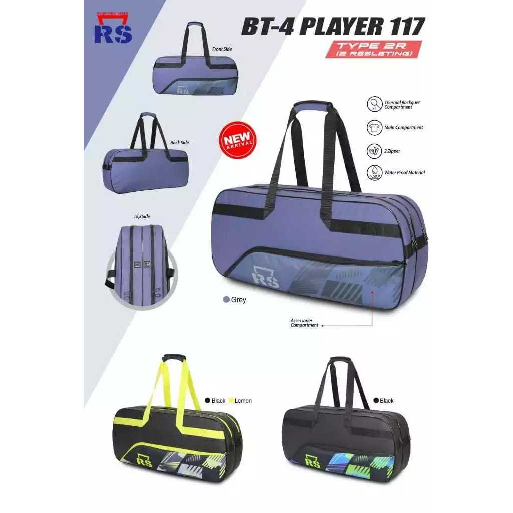 Tas Badminton RS Petak Jinjing BT4 Player 117 SQUARE Original
