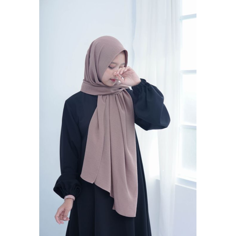 pashmina crinkle airflow shawl jumbo syari