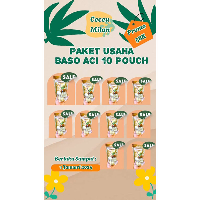 

BASO ACI AYAM SUIR MERCON ISI 10PCS || PAKET USAHA BASO ACI 10 POUCH || BASO ACI AYAM SUIR MERCON || CECEU.MILAN_