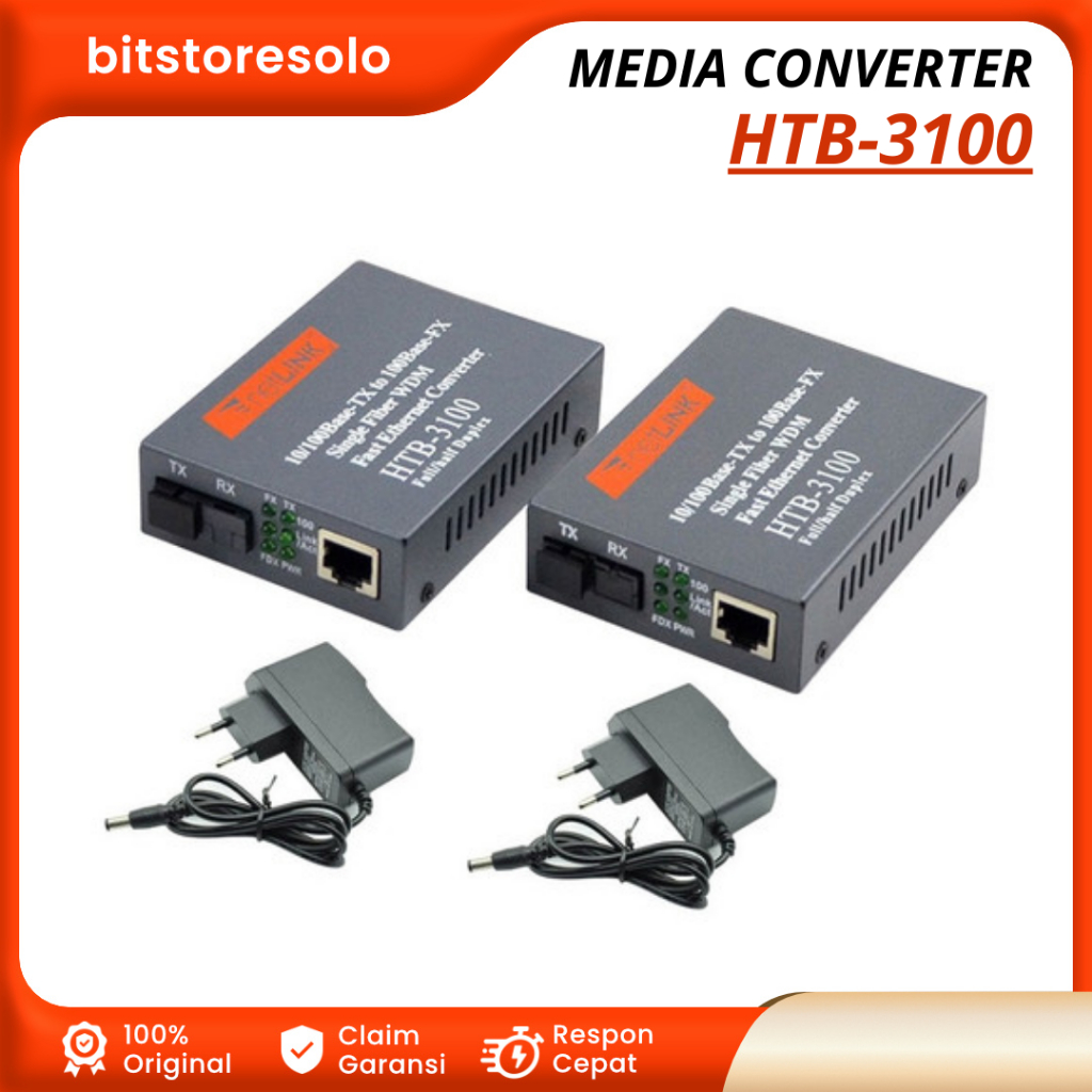 Media Converter HTB Netlink 10/100 A-B HTB-3100 FO