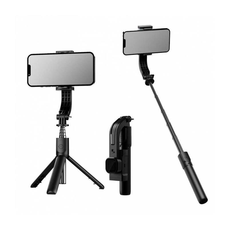 FTT C06 Gimbal Stabilizer Handphone Gimbal Hp Stabilizer Tongsis Hp Bluetooth Tripod-C06 Gimbal