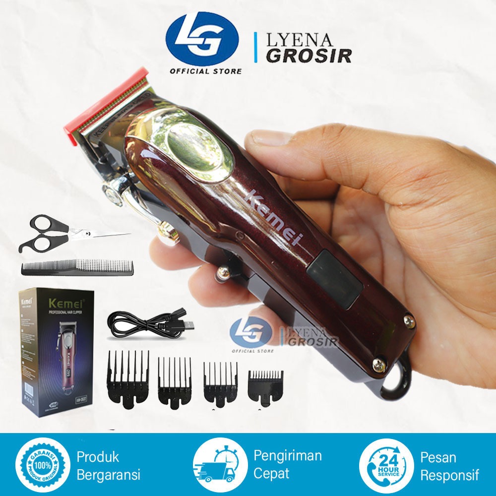 Kemei KM 2622 Alat Cukur Pangkas Rambut Elektrik Cukur Rambut Profesional KM-2622