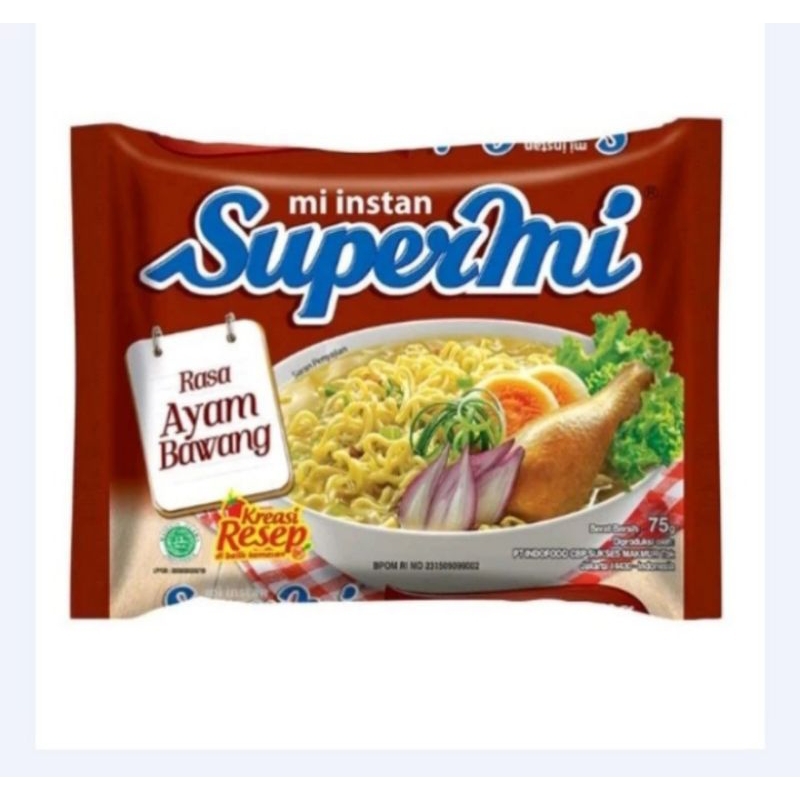 

Supermie Rasa Ayam Bawang 1pc