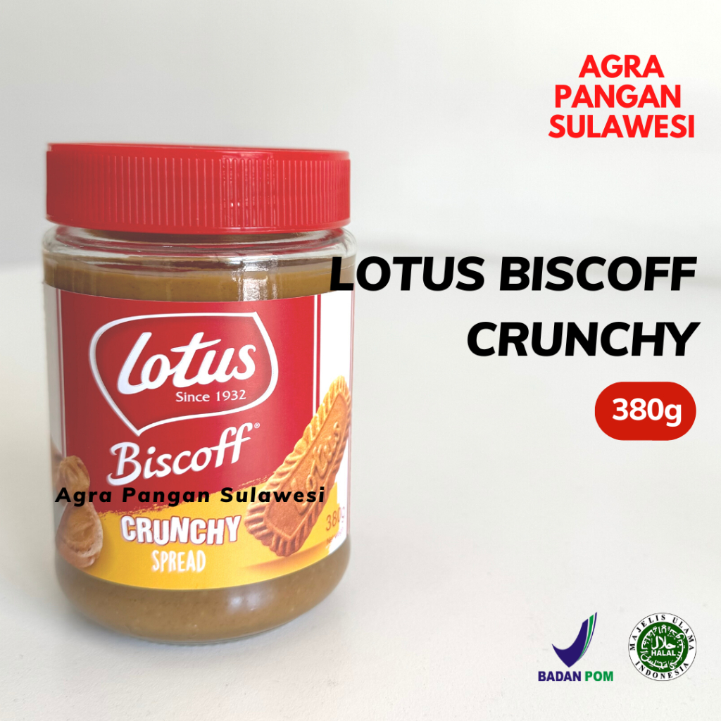 

Lotus Biscoff Selai Biskuit Spread Crunchy 380g