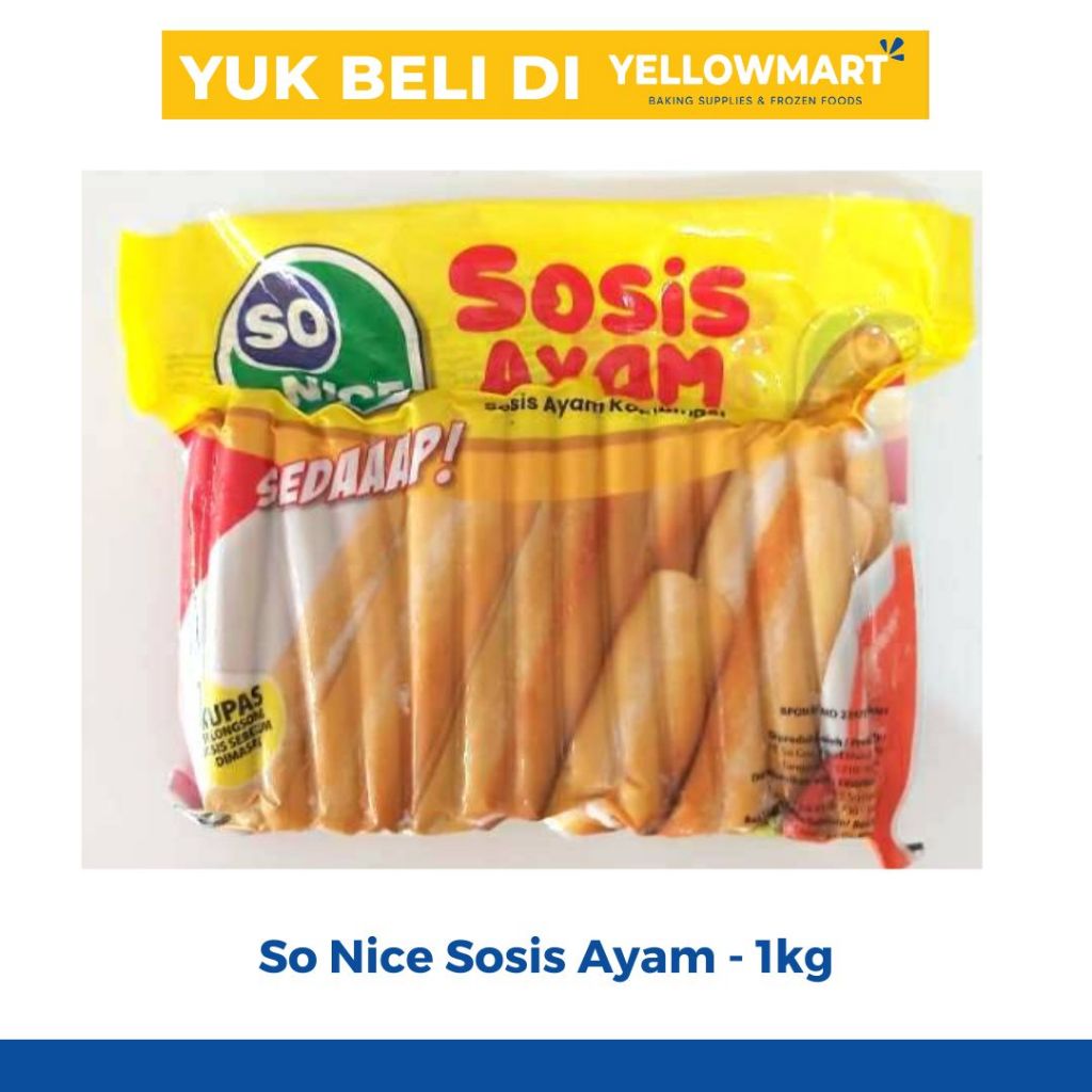 

So Nice Sosis Ayam - 1kg