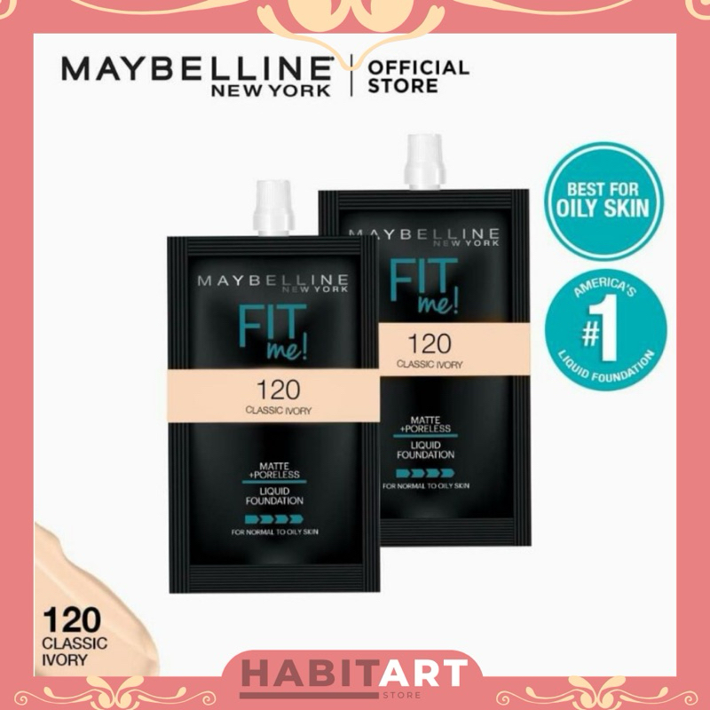 Maybelline Fit Me Foundation Sachet 5 ml