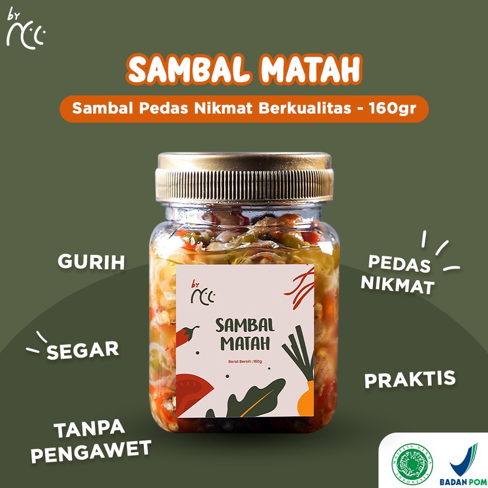 

Readii Stock By NCC Sambal Matah Pedas Gurih Sambel Bawang Mentah Khas Bali [60]