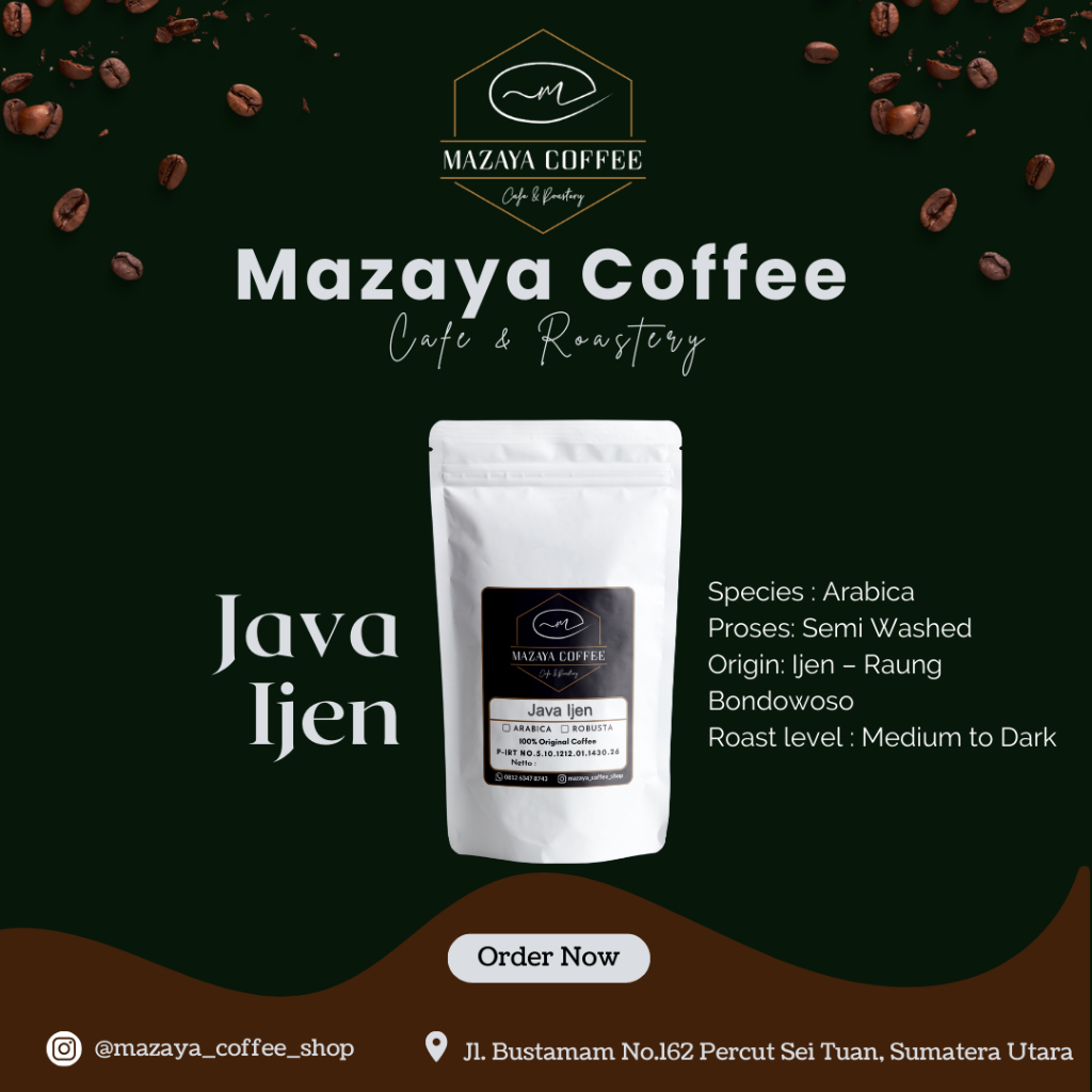 

Arabica Java Ijen - Mazaya Coffee - 250 gr