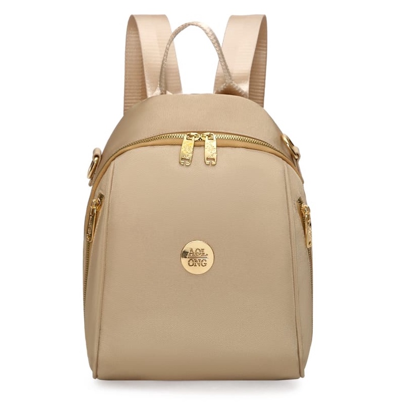 ✨Promo✨ Hari Ini Kanvas BOTOL - Tas Ransel Wanita Berukuran Sedang Muat Notebook Dompet Panjang Buku