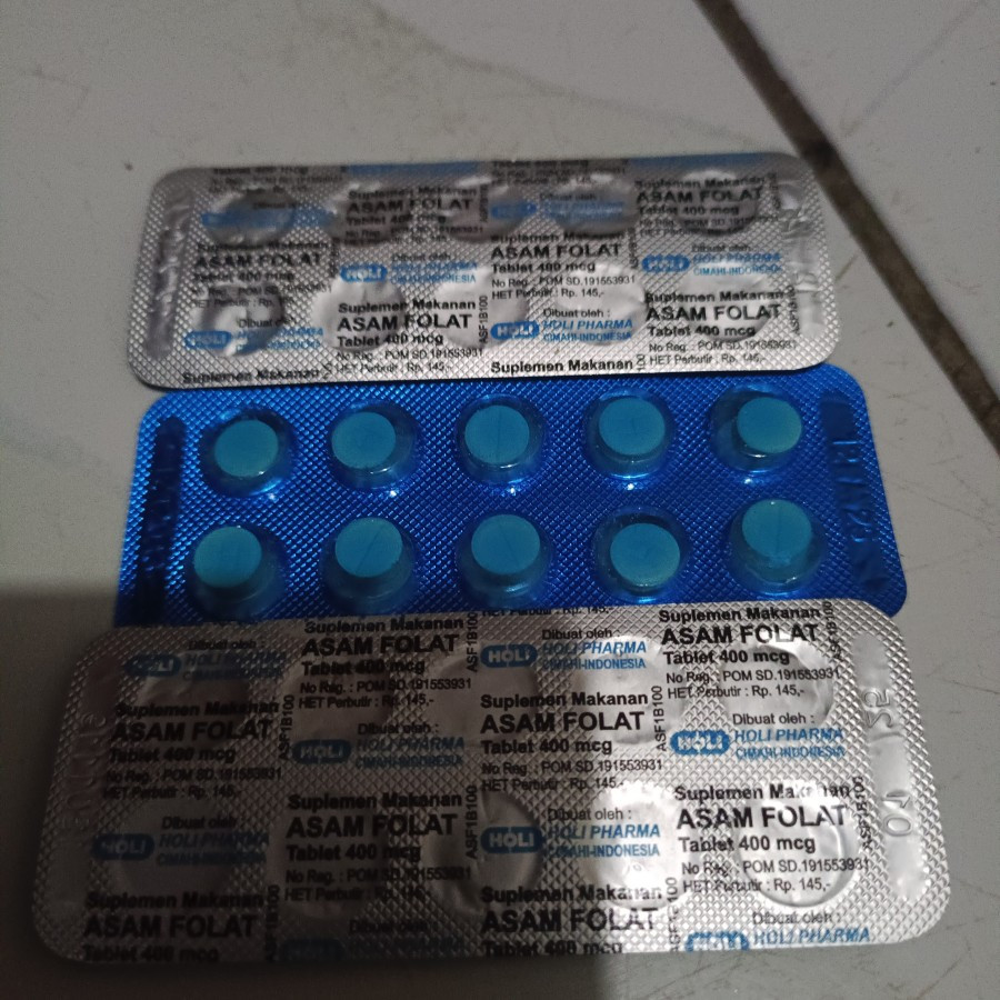 asam folat 400 mcg