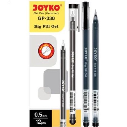 

[✮F51@] PULPEN PEN GEL JOYKO BIG FILL GEL 0.5 mm GP-330 (12pcs) Langsung Beli Gan