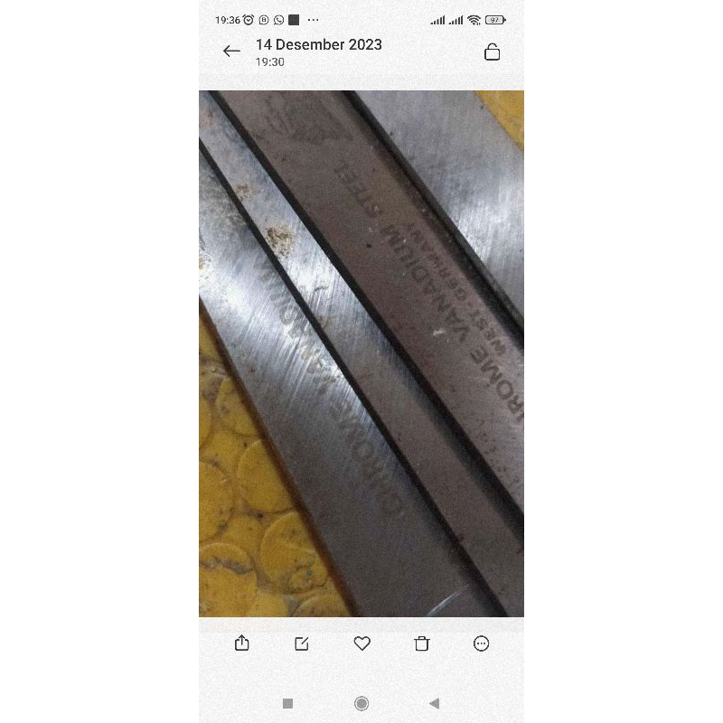 Bahan pisau sayat/pisau chopeer