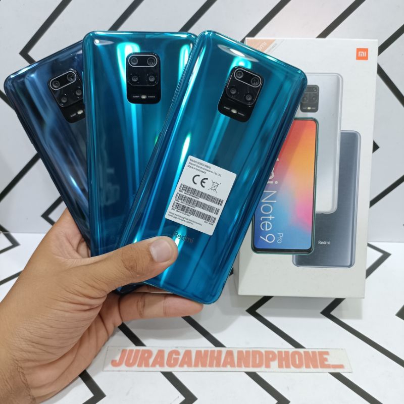 Redmi Note 9 Pro Ram 8GB Internal 128GB 8/128 6/64 Hp Second Seken Bekas Bergaransi Fullset