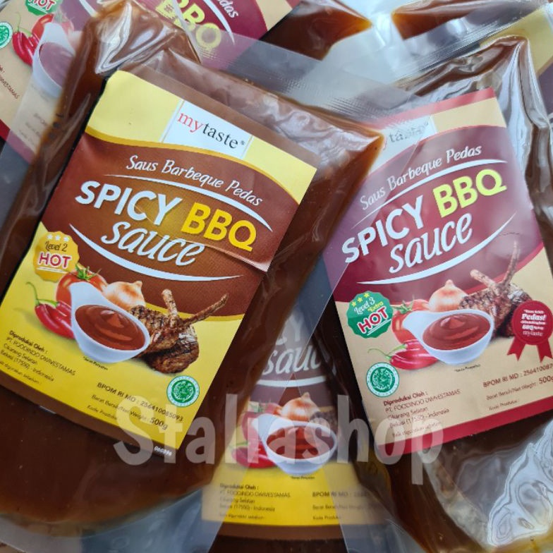 

Terl4ku. My Taste Saus BBQ Pedas level 2 dan 3 500gr Special