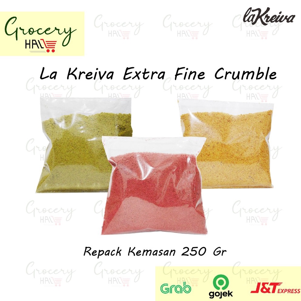 

Terl4ku. LA KREIVA EXTRA FINE CRUMBLE 250 GRAM ( REMAHAN HALUS LA'KREIVA ) [152]