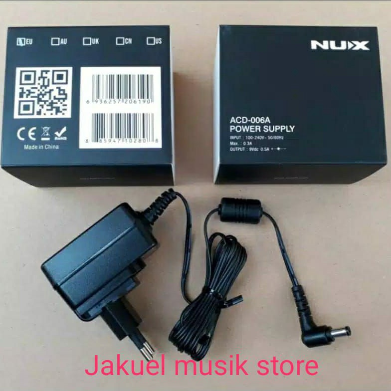 Terkini adaptor nux ACD 006A untuk epek gitar FQP