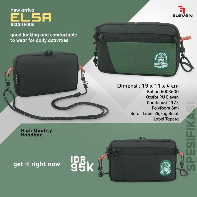 Eleven Elsa Tas Selempang Mini Tas dompet HP Handphone Case Terbaru Pria Wanita