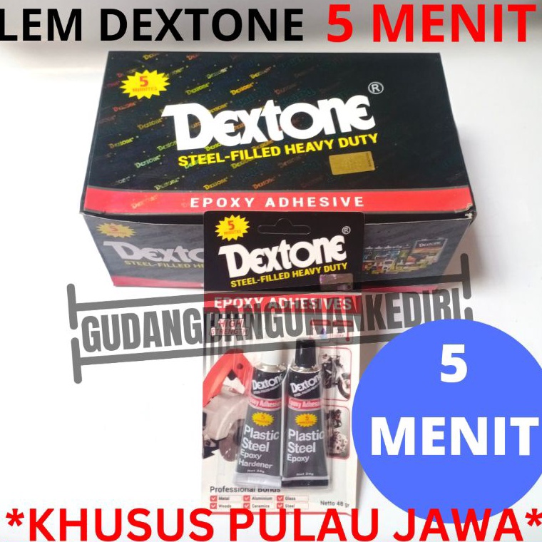 

[✬S75/] [PROMO] LEM BESI DEXTONE 5 MENIT 5MENIT EPOKSI EPOXY 48gram [108]
