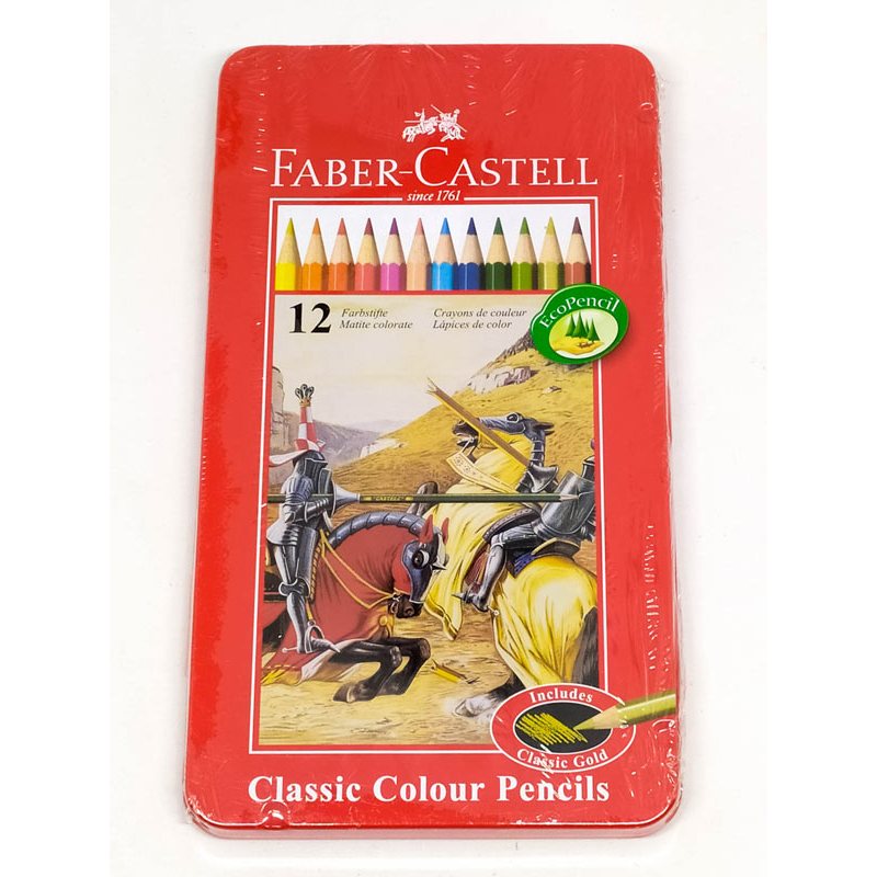 

Gramedia - Faber-Castell - Pensil Warna Klasik Tin Case 12