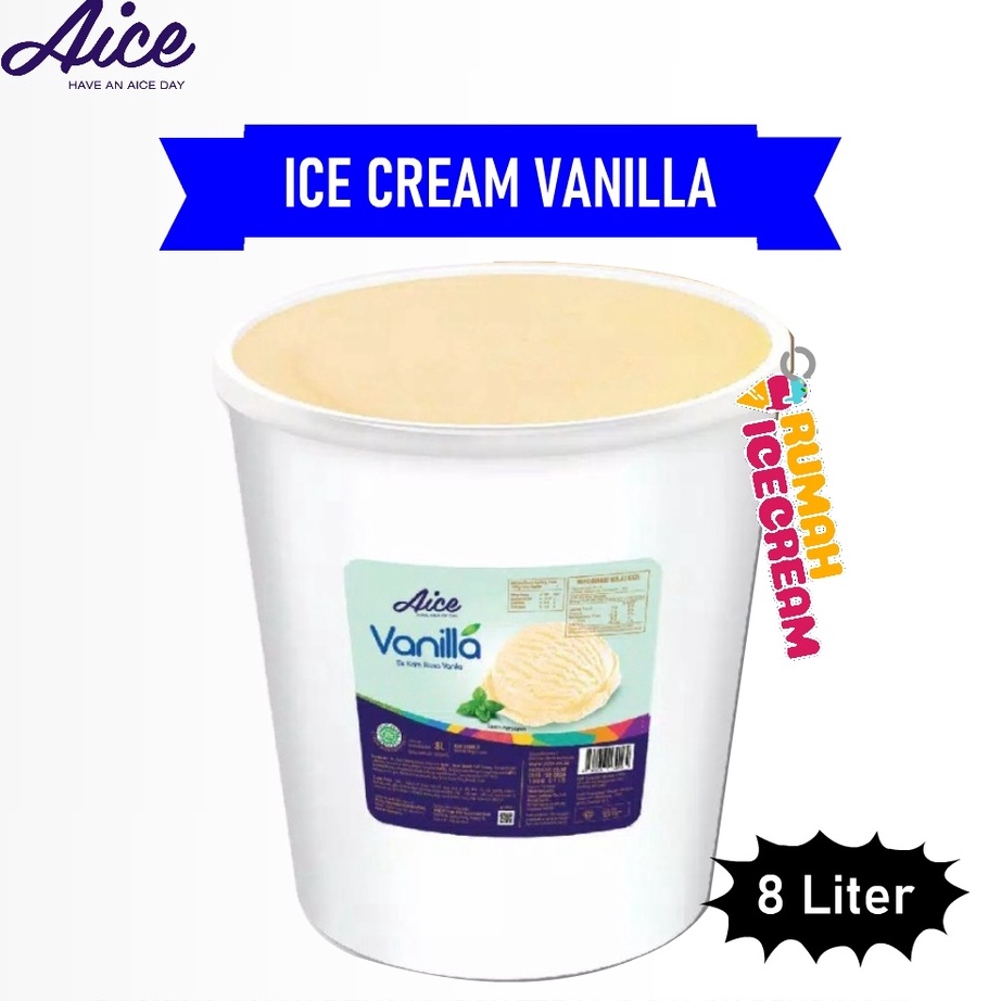 

TIPE DQD382 Es Krim Aice Vanilla 8L