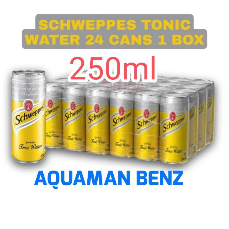 

[✵G17<] SCHWEPPES TONIC WATER 250ML Serba Murah