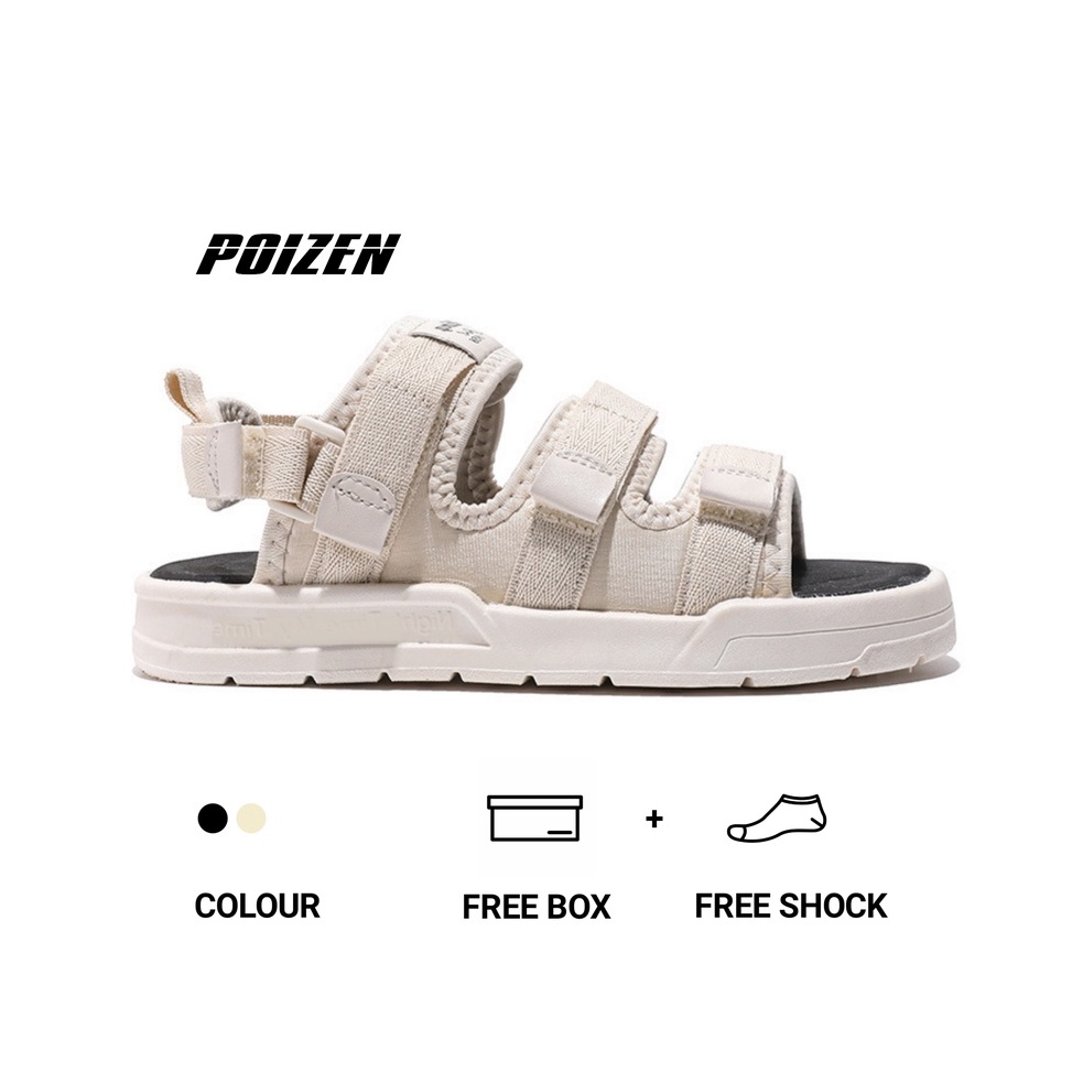 Mur@h Bang3t POIZEN - Sandal Tali Wanita / Sandal Tali Pria / Sandal Velcro Wanita Pria - Sandal Kan