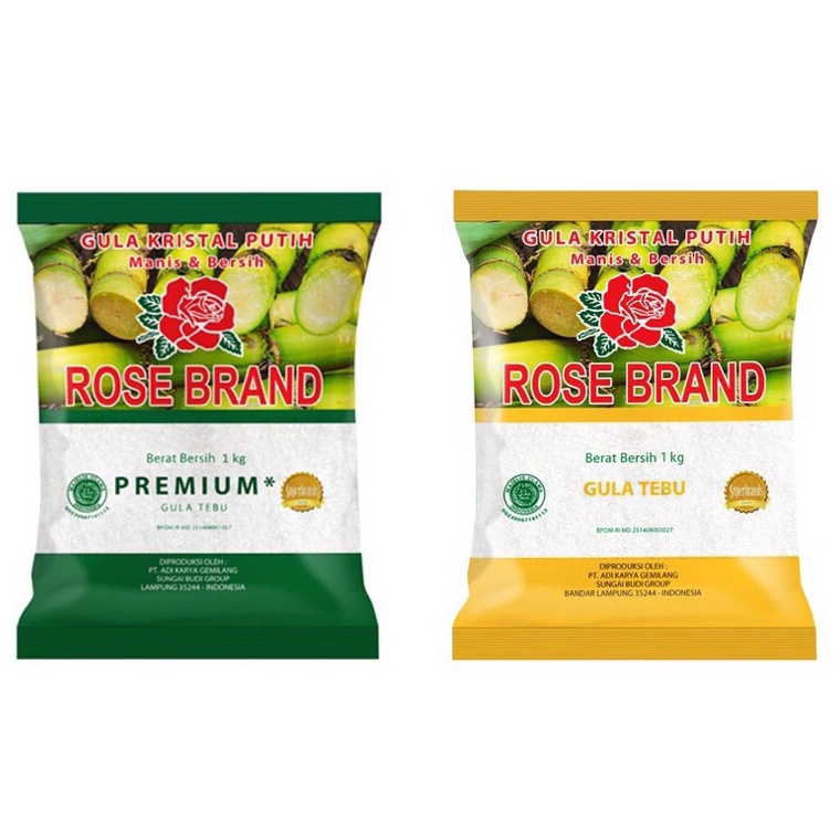 

[✧L20<] GULA ROSE BRAND KUNING/HIJAU 1 KG (random) Seller Now